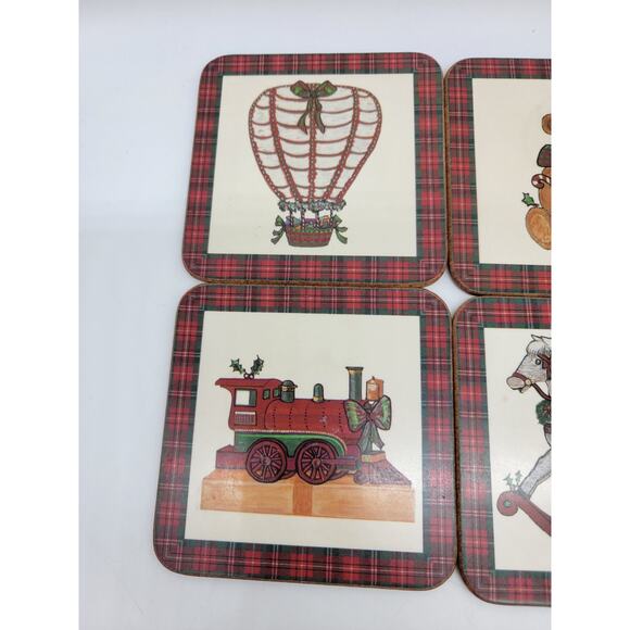 Vintage Pimpernel Christmas Coasters Various Pictures/Art Set of 6 - Picture 3 of 6